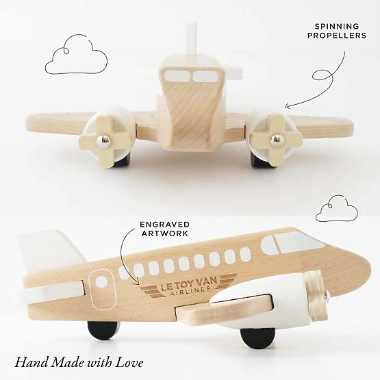 Le Toy Van Wooden Airplane