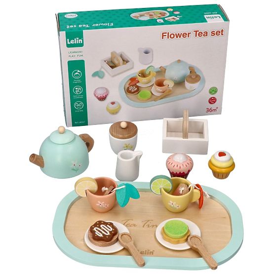 Lelin Pastel Tea Set