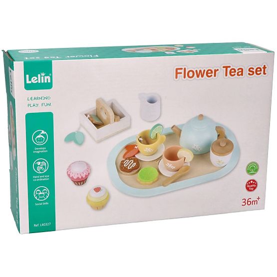 Lelin Pastel Tea Set