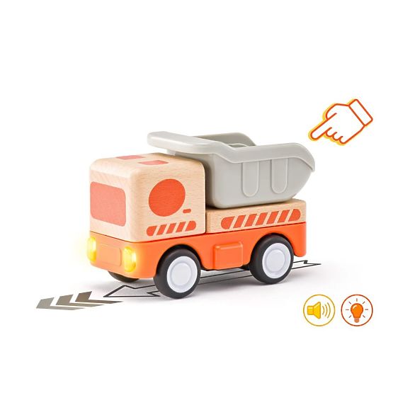 Light-Up Dump Truck with Sound Woody