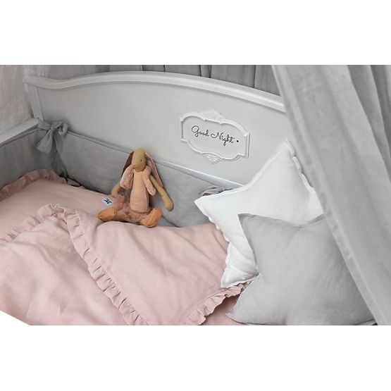 Linen pillow Star - gray