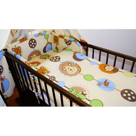 Linen to cribs - Creamy ZOO