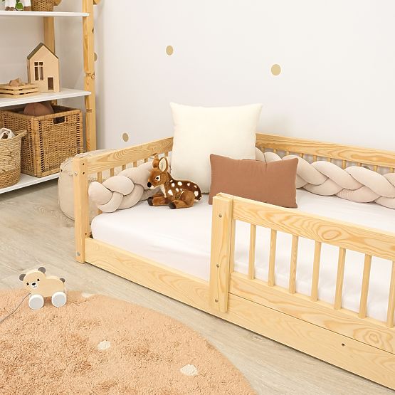 Low Bed for Children Montessori Ourbaby Plus - Natural
