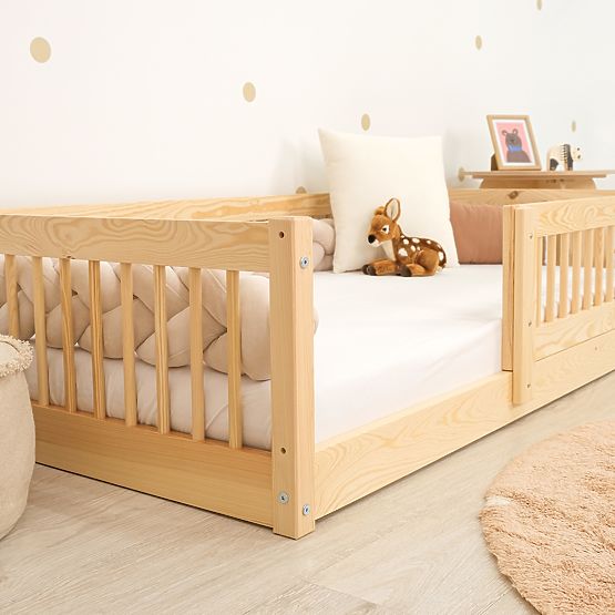 Low Bed for Children Montessori Ourbaby Plus - Natural