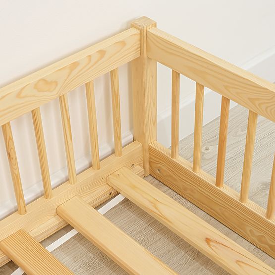 Low Bed for Children Montessori Ourbaby Plus - Natural