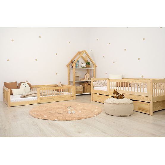Low Bed for Children Montessori Ourbaby Plus - Natural