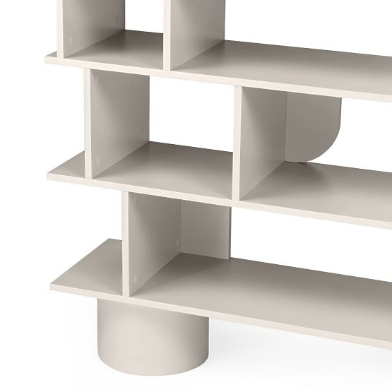 Low Shelf Rangali, Cashmere, Rounded