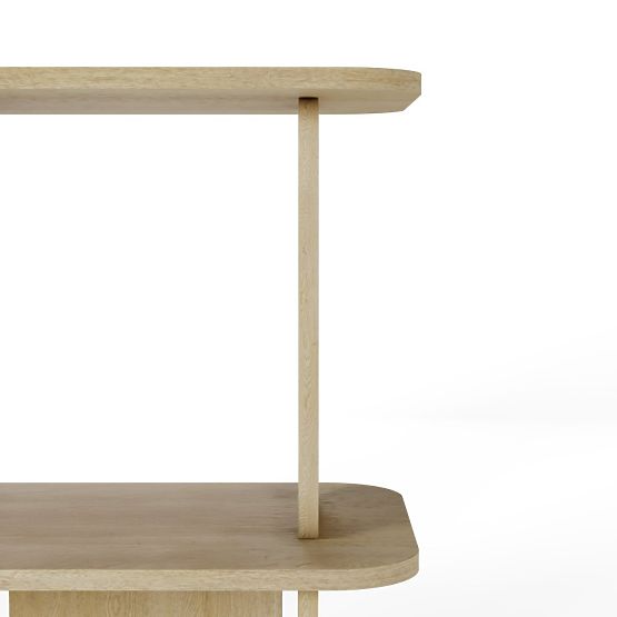 Low Shelf Tulumo, Rounded, Cremona Torro Oak