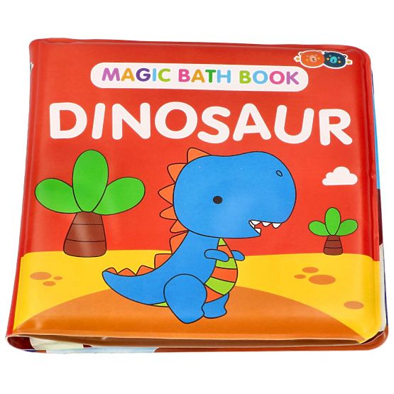 Magic Colorful Bath Book with Dinosaurs