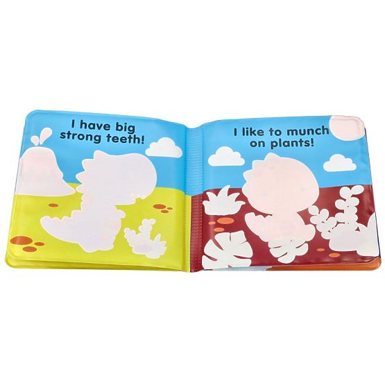 Magic Colorful Bath Book with Dinosaurs
