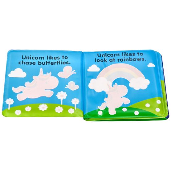 Magical Colorful Bath Book with Unicorn