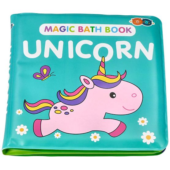 Magical Colorful Bath Book with Unicorn