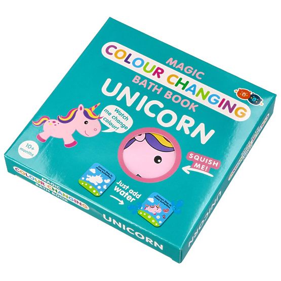 Magical Colorful Bath Book with Unicorn