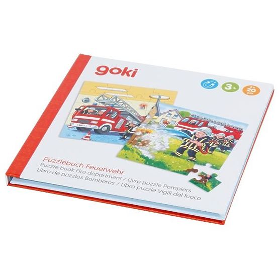 Magnetic Book Puzzle Firefighters