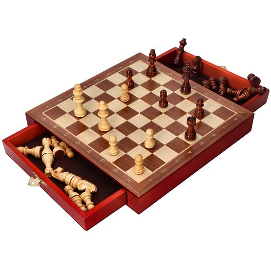 Magnetic Chess with Drawers