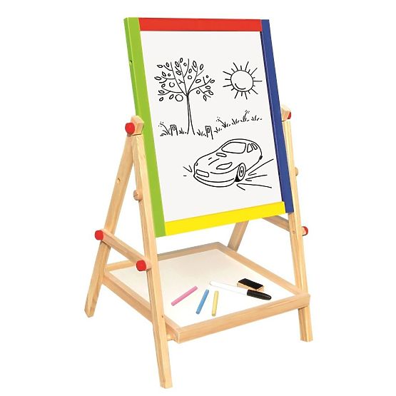 Double-sided magnetic board