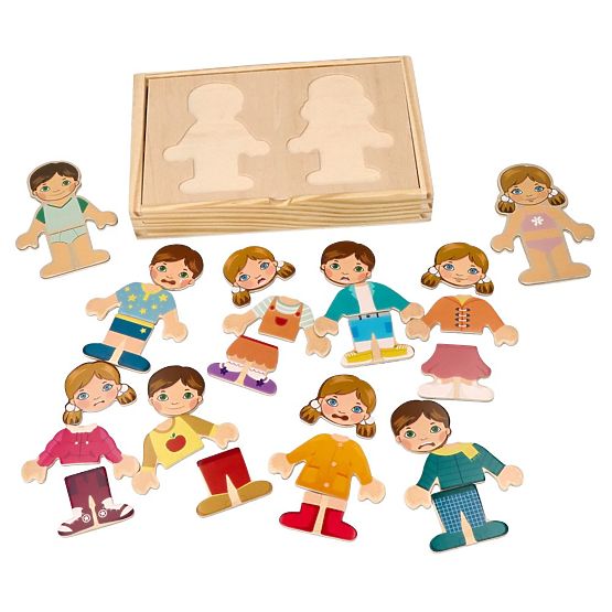 Magnetic Dress-Up Game Children of the World