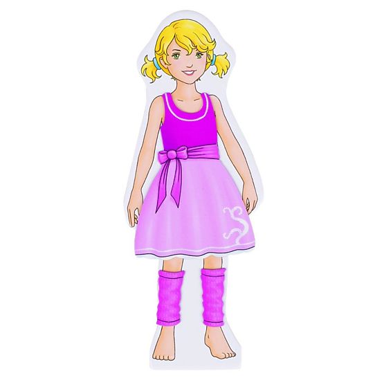 Magnetic puzzle - dress up doll