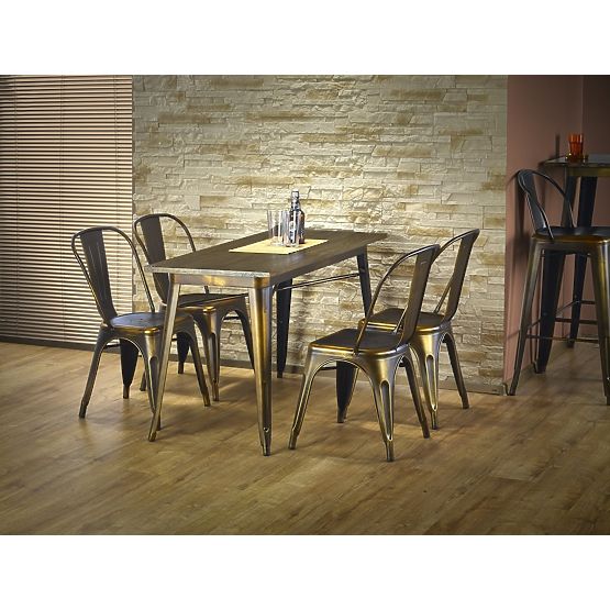 Magnum Dining Table - Yellow Copper