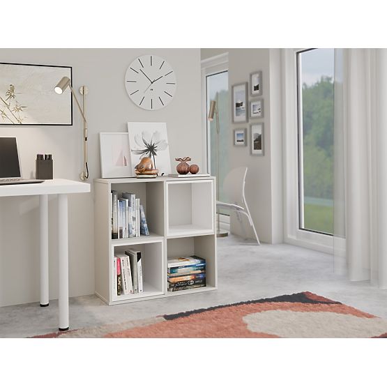 Malax 2x2 Shelf Unit CASHMERE