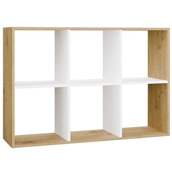 Malax 2X3 Shelf ARTISAN OAK WHITE