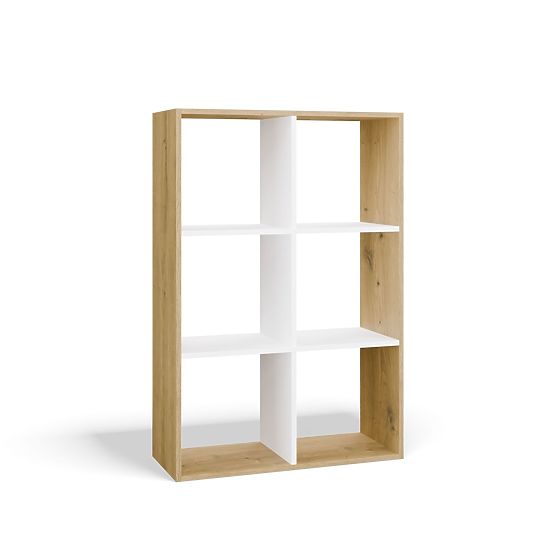 Malax 2X3 Shelf ARTISAN OAK WHITE