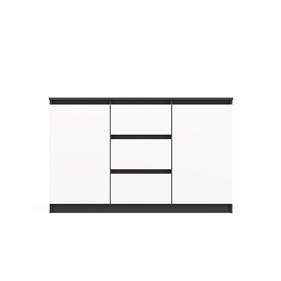 Malwa 2D3S Sideboard ANTHRACITE WHITE