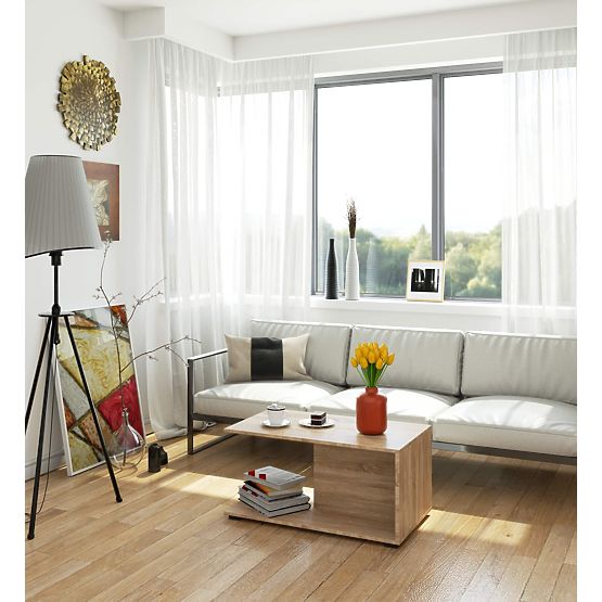 MARGO SONOMA OAK COFFEE TABLE