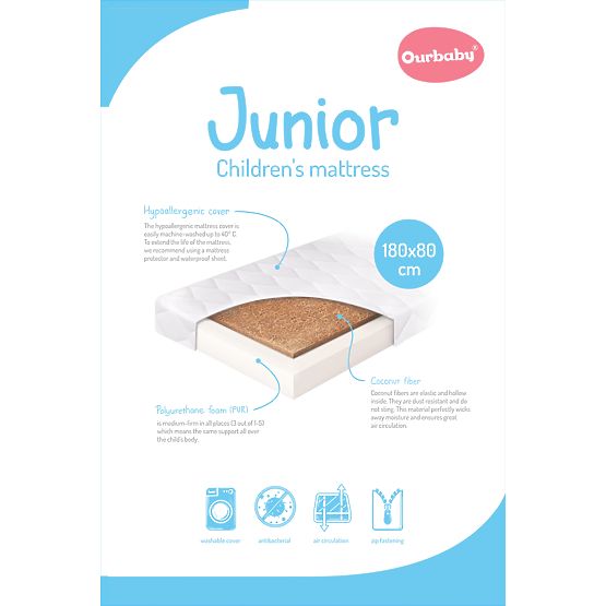 Junior Mattress - 80x180 cm