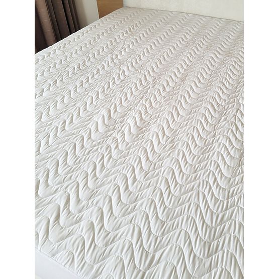 Mattress protector with impermeable finish