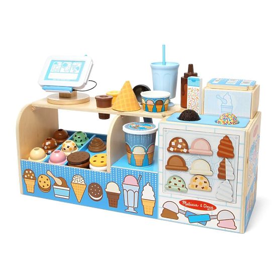 Mega Ice Cream Shop - Wooden Ice Cream Parlor Play Set