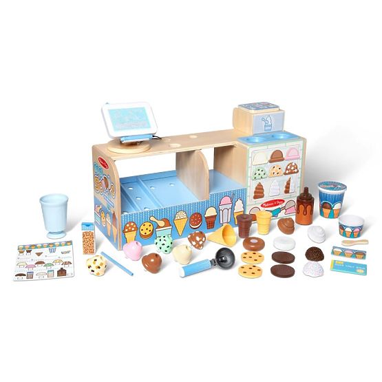 Mega Ice Cream Shop - Wooden Ice Cream Parlor Play Set