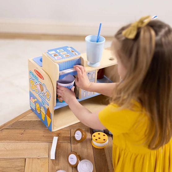Mega Ice Cream Shop - Wooden Ice Cream Parlor Play Set