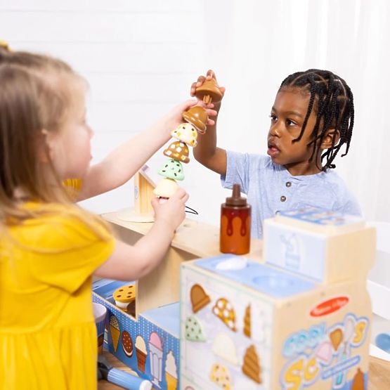 Mega Ice Cream Shop - Wooden Ice Cream Parlor Play Set