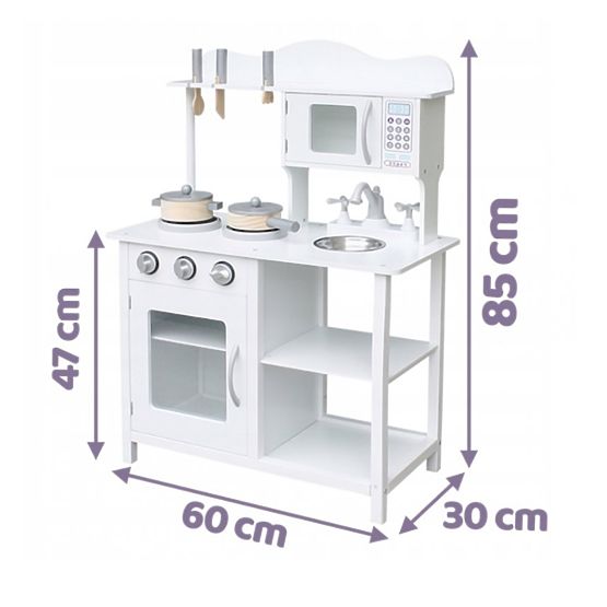 Meggie wooden kitchen with accessories
