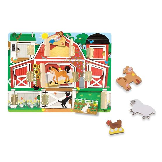 Melissa and Doug - Open and Close - Hide and Seek Puzzle