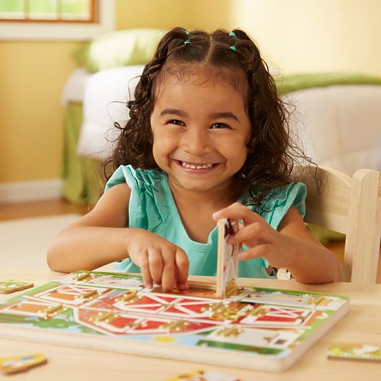 Melissa and Doug - Open and Close - Hide and Seek Puzzle