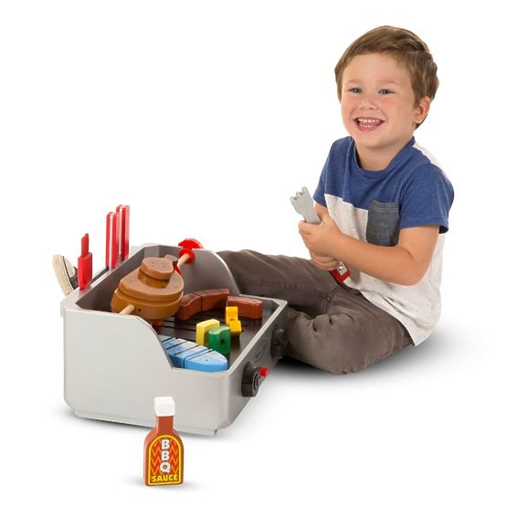 Melissa and Doug wooden grill
