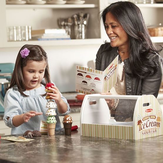 Melissa & Doug Wooden Ice Cream Parlor
