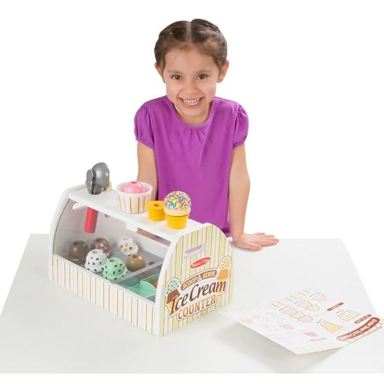 Melissa & Doug Wooden Ice Cream Parlor