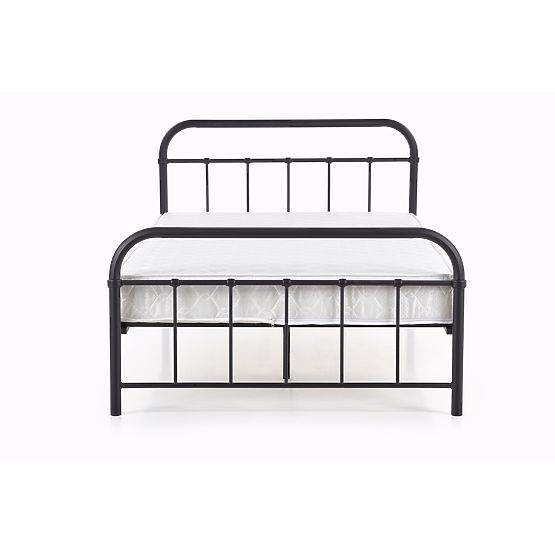 Metal bed LINDA 120x200 cm - black