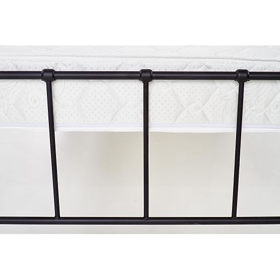 Metal bed LINDA 120x200 cm - black