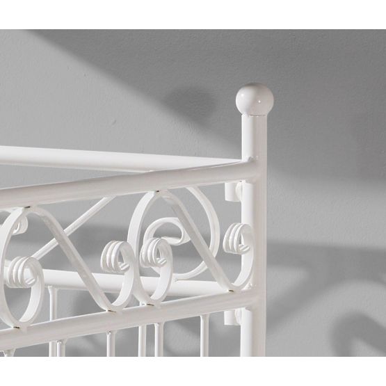 Metal bed model 2 S white