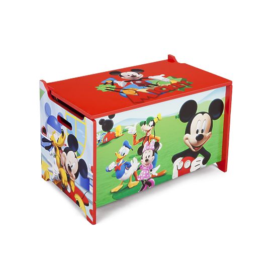 Mickey Mouse Children's Wooden Toy Chest