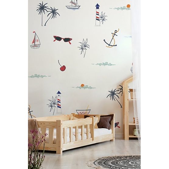 Children's Bed Mila Raily with Guardrail
