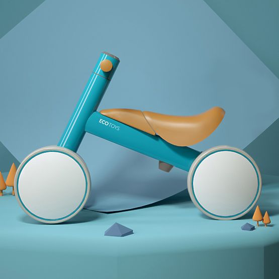 Mini Cross bouncer - blue