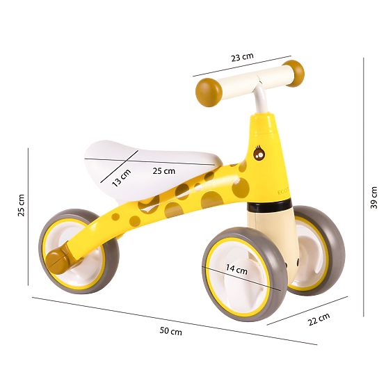 Mini Giraffe Bouncer - Yellow