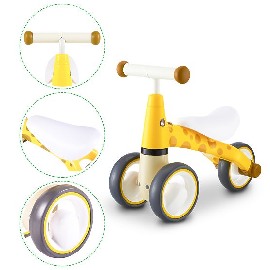 Mini Giraffe Bouncer - Yellow