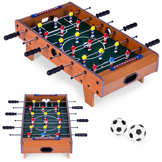 Mini Table Football 69x35.5 cm Wooden Table Football ECOTOYS