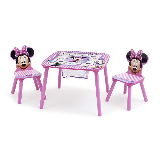 Minnie Mouse Children's Table with Chairs